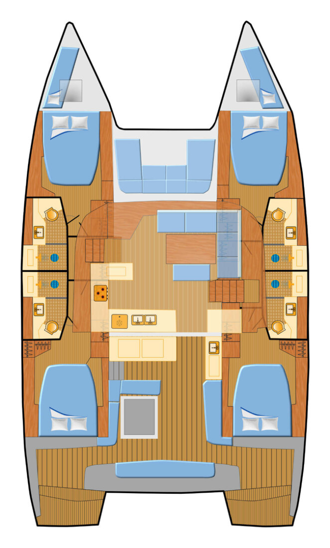 Location Catamaran Lagoon avec permis