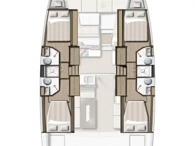 Location Catamaran à Gouviá - Bali Bali 4.2