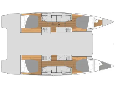 Location bateau Fountaine Pajot Elba 45 à Zadar sur Samboat