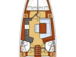 Location bateau Tivat pas cher Oceanis 45