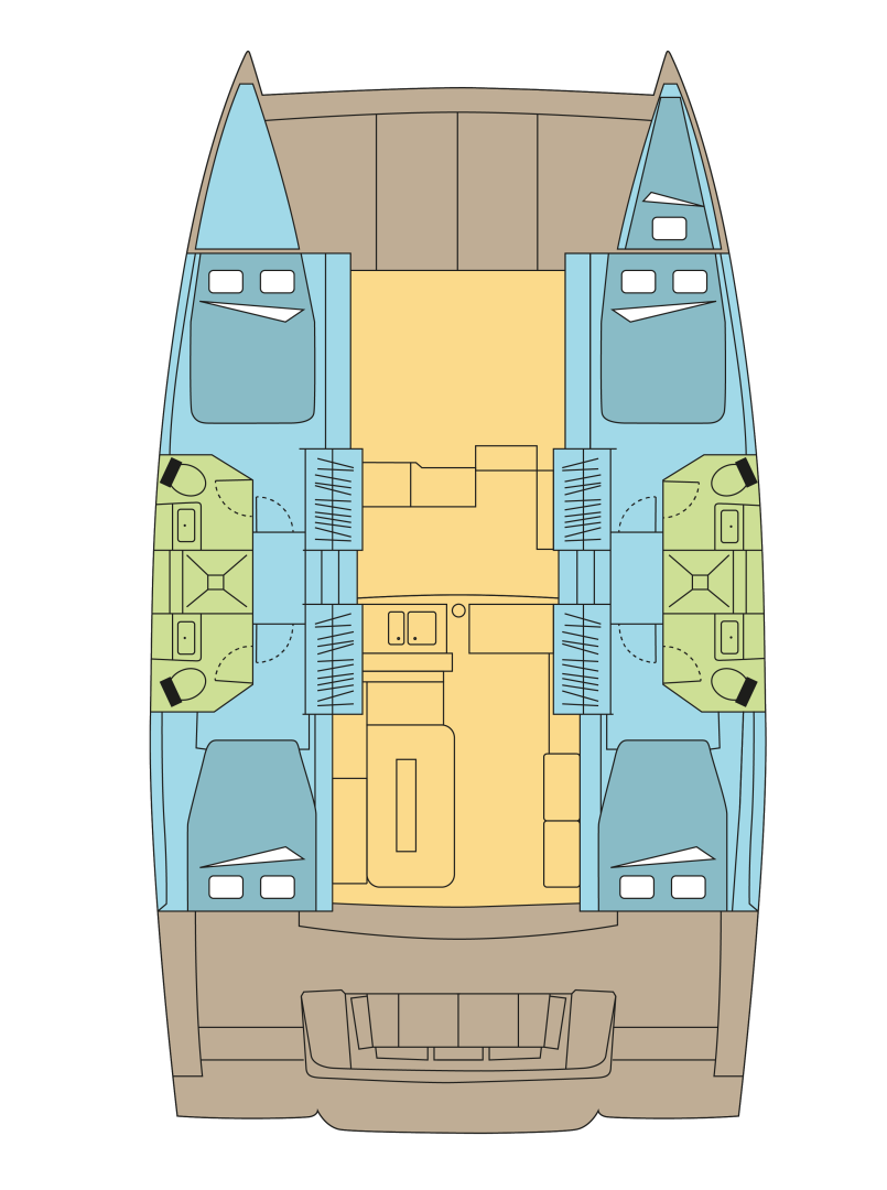 Location Catamaran à Nassau - Bali Bali 4.2
