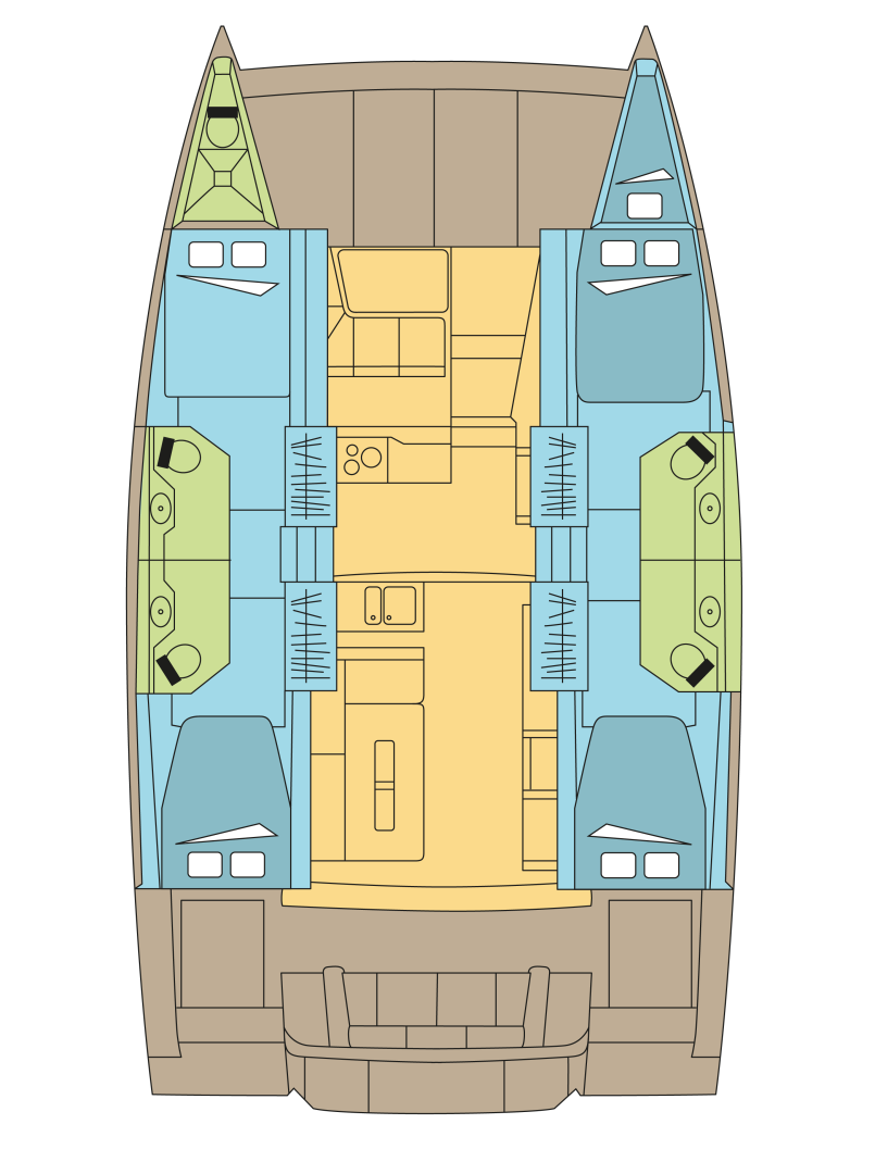 Louer Catamaran avec ou sans skipper Bali à Fethiye
