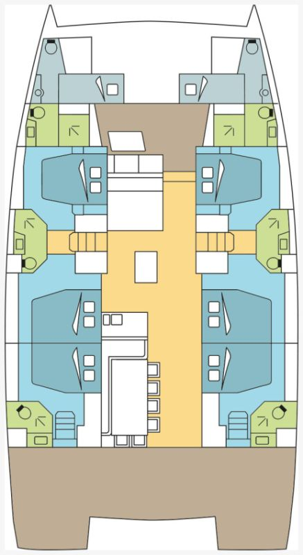 Louer Catamaran avec ou sans skipper Bali à Île Raiatea