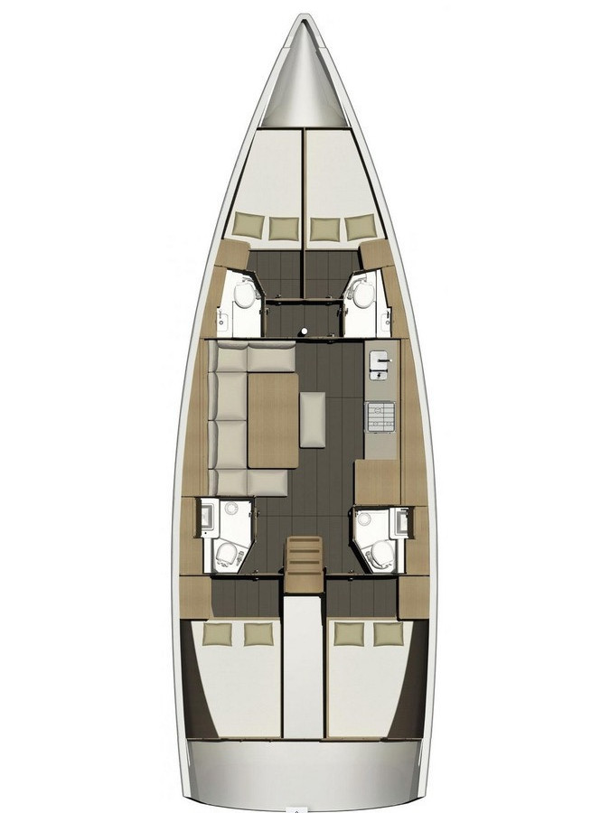 Location bateau Dufour Dufour 460 Grand Large à Seget Donji sur Samboat