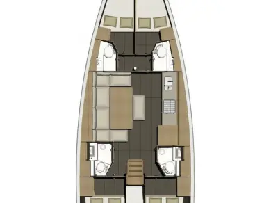 Location bateau Dufour Dufour 460 Grand Large à Seget Donji sur Samboat