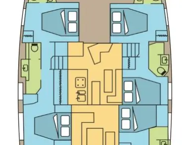 Location Catamaran à Pouzoles - Fountaine Pajot Fountaine Pajot Aura 51 SMART ELECTRIC - 5 cab.