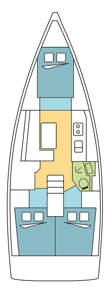 Location bateau Zaton pas cher Oceanis 38.1