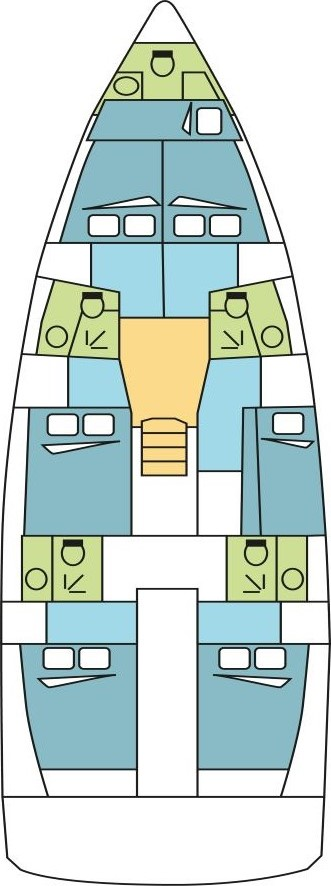 Location bateau Jeanneau Sun Loft 47 à Bas du Fort sur Samboat