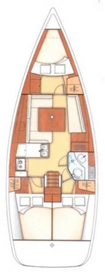 Bénéteau Oceanis 37 a louer à Lefkáda