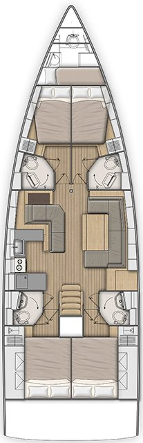 Location Voilier à Gouviá - Bénéteau Oceanis 51.1