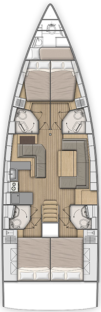 Location bateau Bénéteau Oceanis 51.1 à Álimos sur Samboat