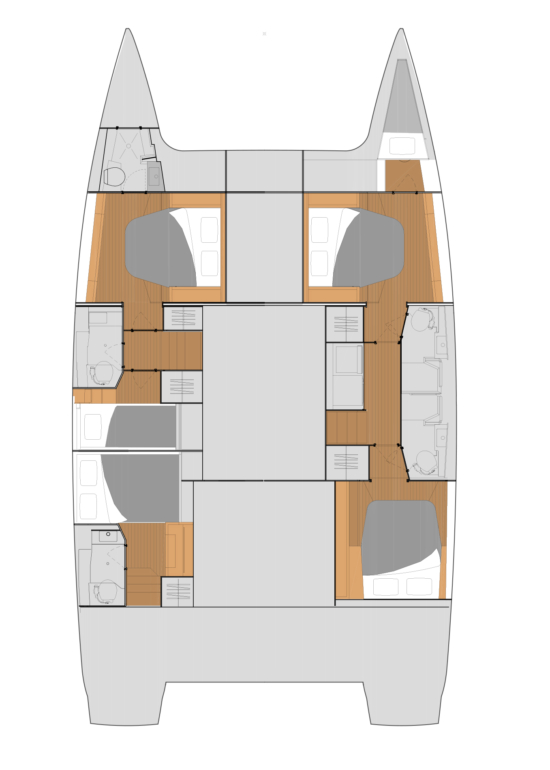 Location bateau Fountaine Pajot Tanna 47 à Frenchtown sur Samboat