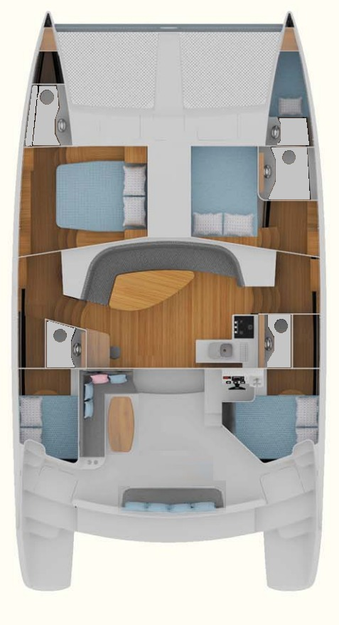 Location Catamaran CatFlash 43 avec permis