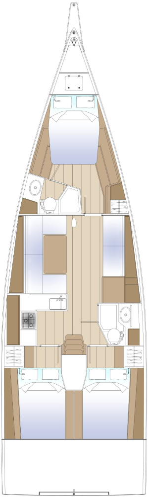 Location bateau Solaris Solaris 44 - 3 cab. à Toulon sur Samboat