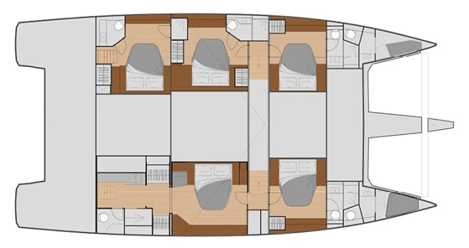 Location Catamaran Fountaine Pajot avec permis