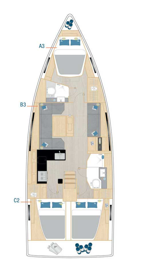 Location à Sibenik - Hanse Hanse 410 sur SamBoat
