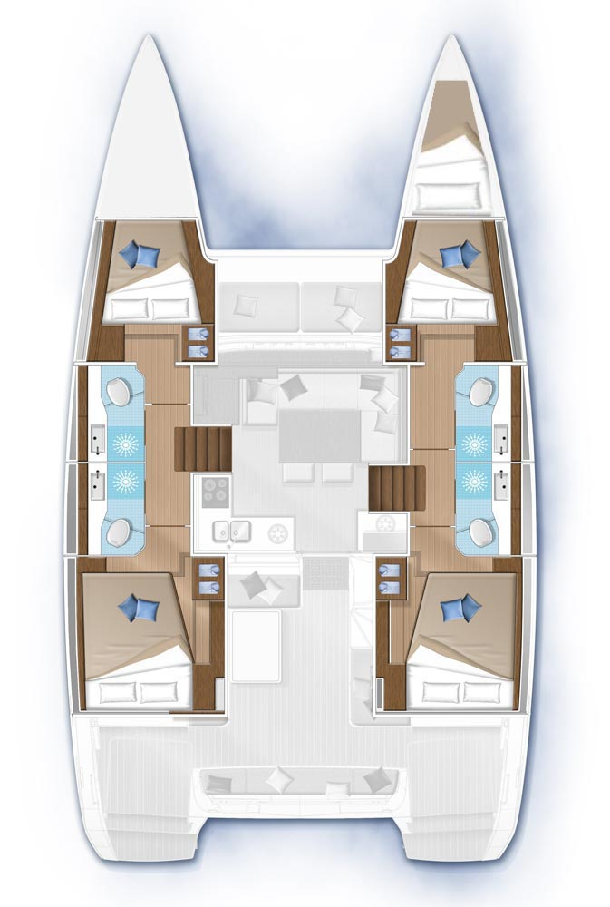 Location bateau Golfo Aranci pas cher Lagoon 40