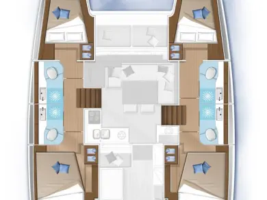 Location bateau Golfo Aranci pas cher Lagoon 40