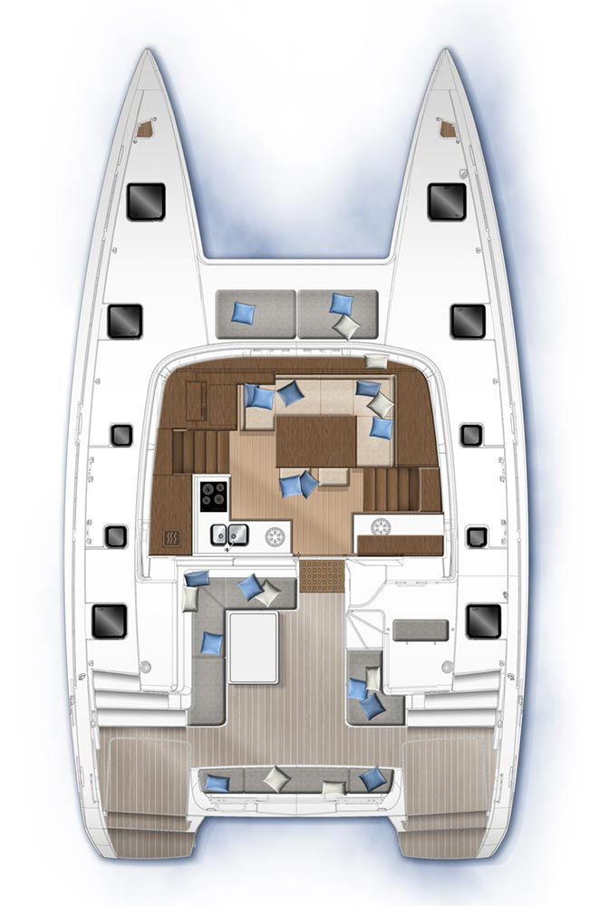 Location Catamaran Lagoon avec permis