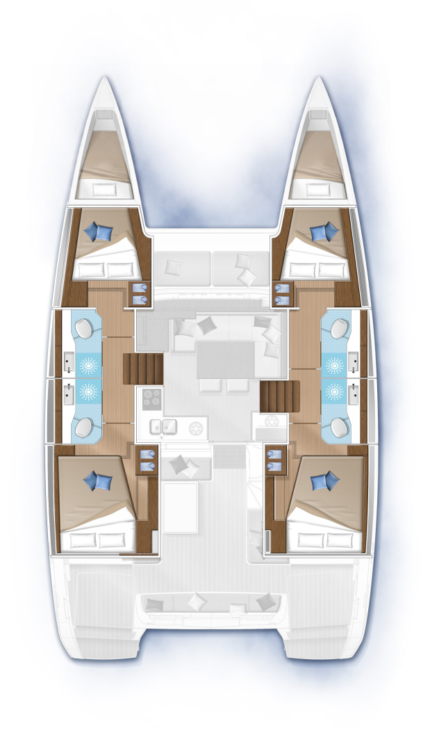 Location Catamaran à Sibenik - Lagoon Lagoon 40