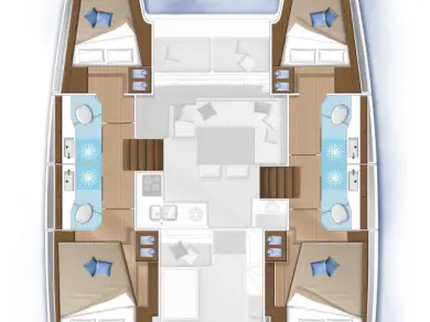 Location Catamaran à Sibenik - Lagoon Lagoon 40