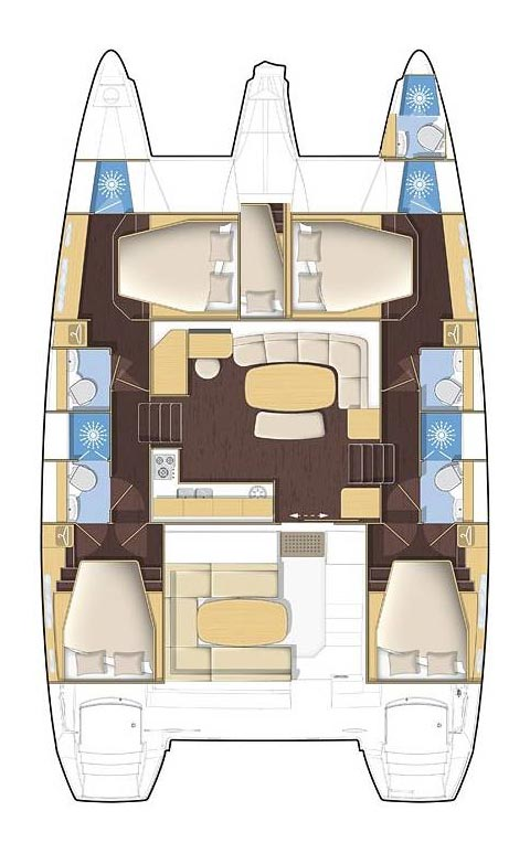 Location bateau Sibenik pas cher Lagoon 421