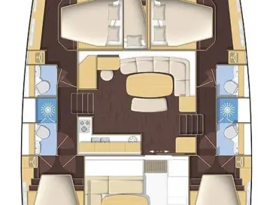 Location bateau Sibenik pas cher Lagoon 421
