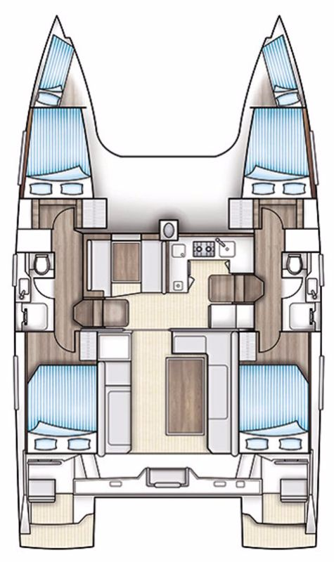 Louer Catamaran avec ou sans skipper Nautitech à Trogir