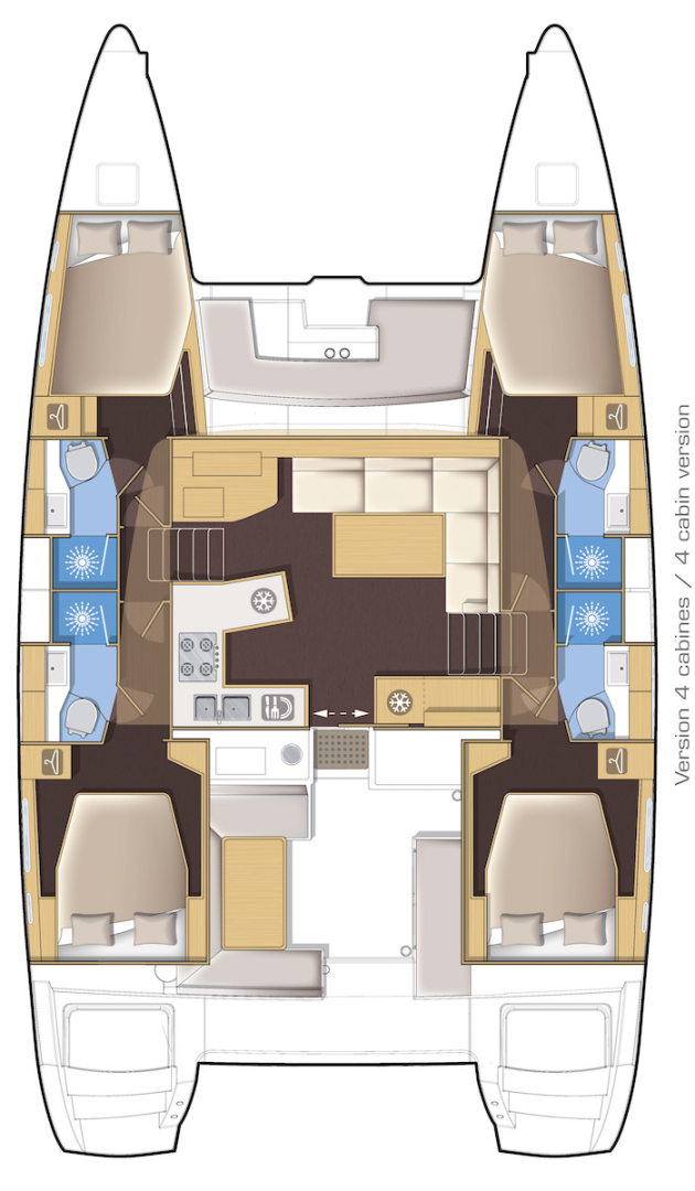 Location bateau Palma de Majorque pas cher Lagoon 450