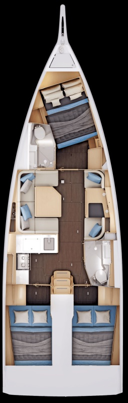 Louez un Jeanneau Sun Odyssey 415 à Gouviá