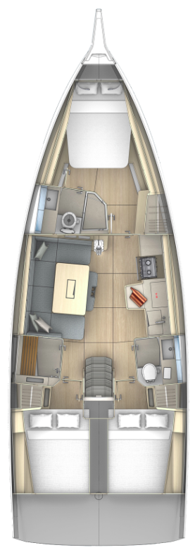 Location bateau Dufour Dufour 41 à Álimos sur Samboat