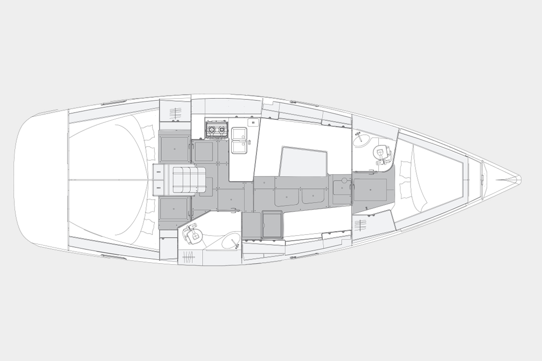 Location bateau Elan Impression 40.1 à Pirovac sur Samboat