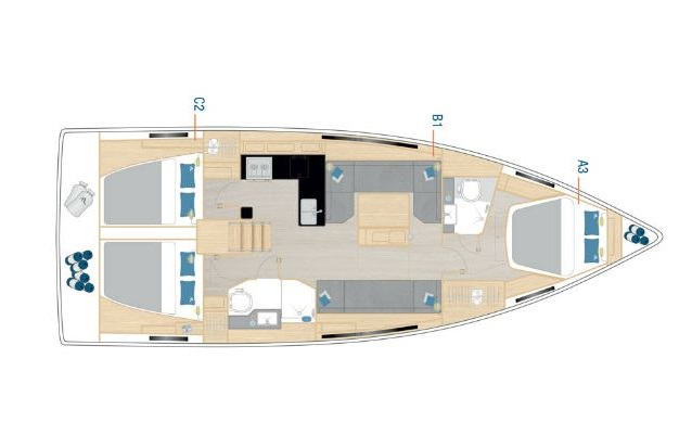 Hanse Hanse 410 a louer à Pirovac