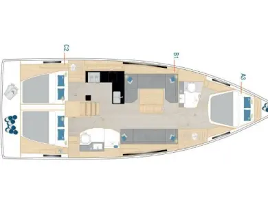 Hanse Hanse 410 a louer à Pirovac