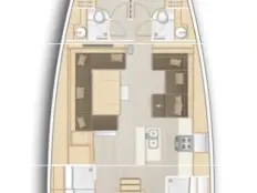 Location bateau Pirovac pas cher Hanse 588