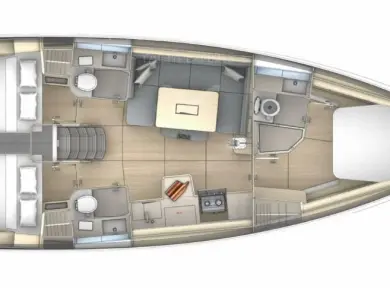 Location bateau Dufour Dufour 41 à Álimos sur Samboat