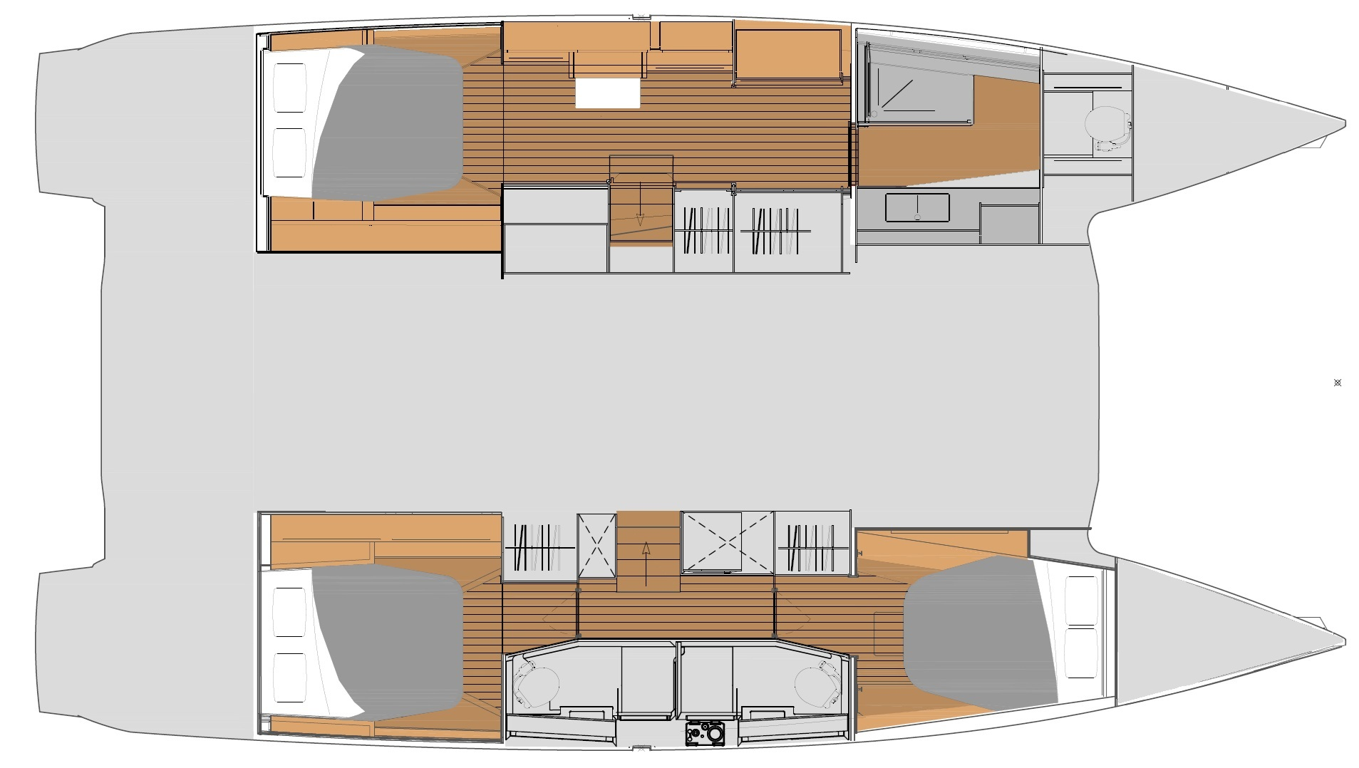 Location bateau Fountaine Pajot Elba 45 à Rhodes (Ville) sur Samboat
