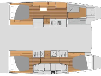 Location bateau Fountaine Pajot Elba 45 à Rhodes (Ville) sur Samboat
