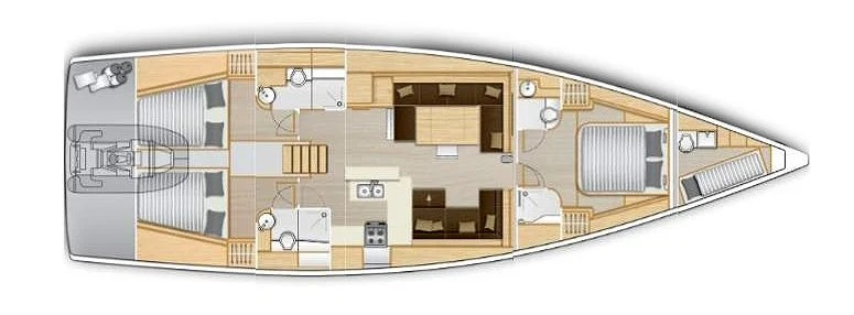 Location Voilier à Kos - Hanse Hanse 588