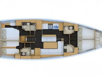 Location bateau Jeanneau Jeanneau 54 à Kos sur Samboat