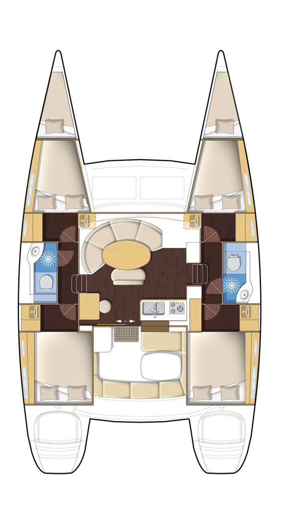 Location Catamaran Lagoon avec permis