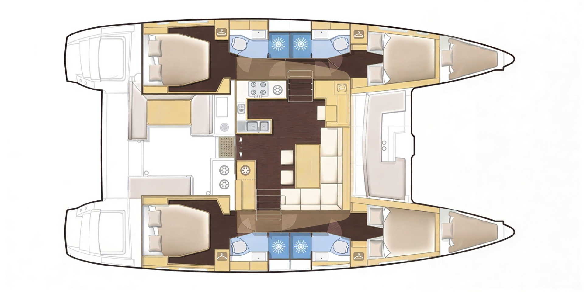 Location bateau Kos pas cher Lagoon 450
