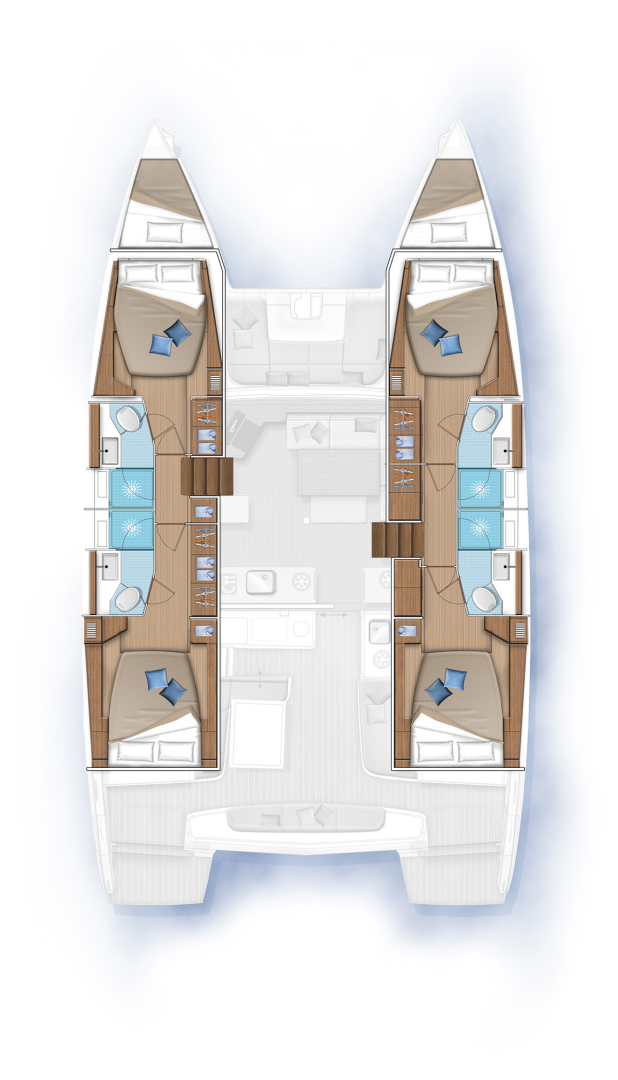 Location Catamaran à Gouviá - Lagoon Lagoon 46