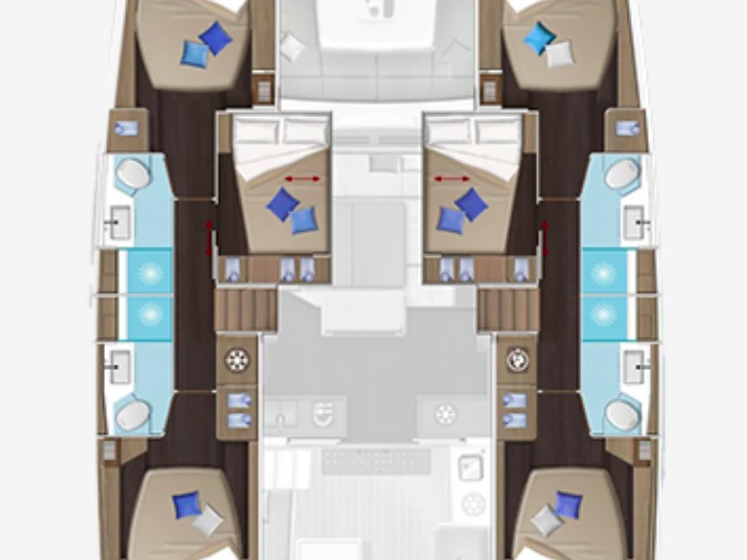 Location Catamaran à Álimos - Lagoon Lagoon 51