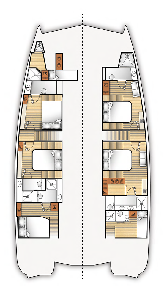 Location Catamaran à Álimos - Moon Yacht Moon 60 sail