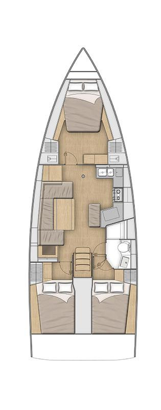 Location à Skradin - Bénéteau Oceanis 40.1 sur SamBoat