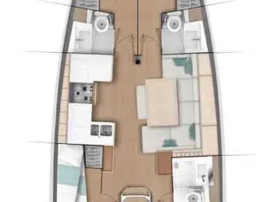 Jeanneau Sun Odyssey 490 a louer à Gouviá