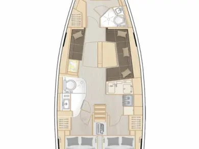 Location bateau Sukošan pas cher Hanse 418