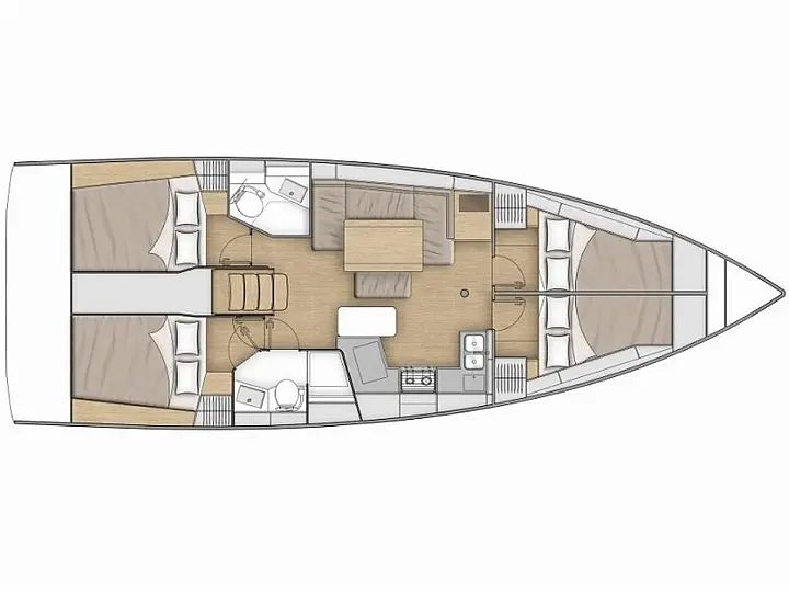 Location bateau Bénéteau Oceanis 40.1 à Split sur Samboat