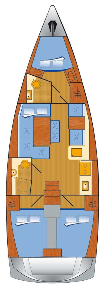 Location à Pula - Dufour Dufour 412 Grand Large sur SamBoat
